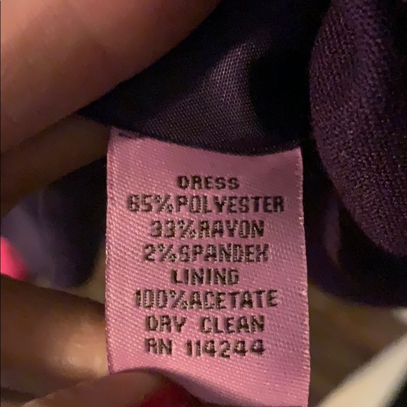 Eliza J deep eggplant shift dress - Picture 4 of 4